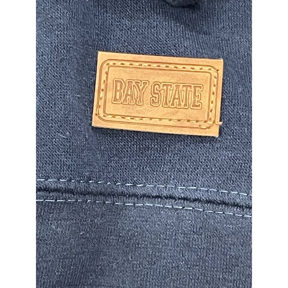 Bay State Gear Marthas Vineyard Hoodie Navy Blue Massachusetts Sweatshirt Medium